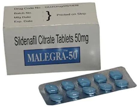 Malegra 50mg Tablets