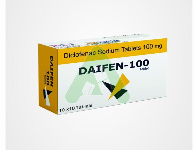 Daifen 100mg Tablets, for Home, Hospital, Clinic, Grade Standard : Pharma