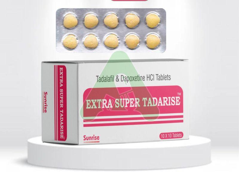 Extra Super Tadarise Tablets, for Erectile Dysfunction