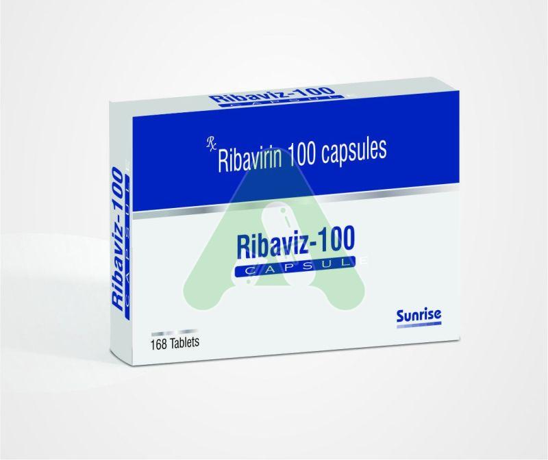 Ribaviz 100mg Capsules, for Hospital, Clinical, Grade Standard : Medicine Grade