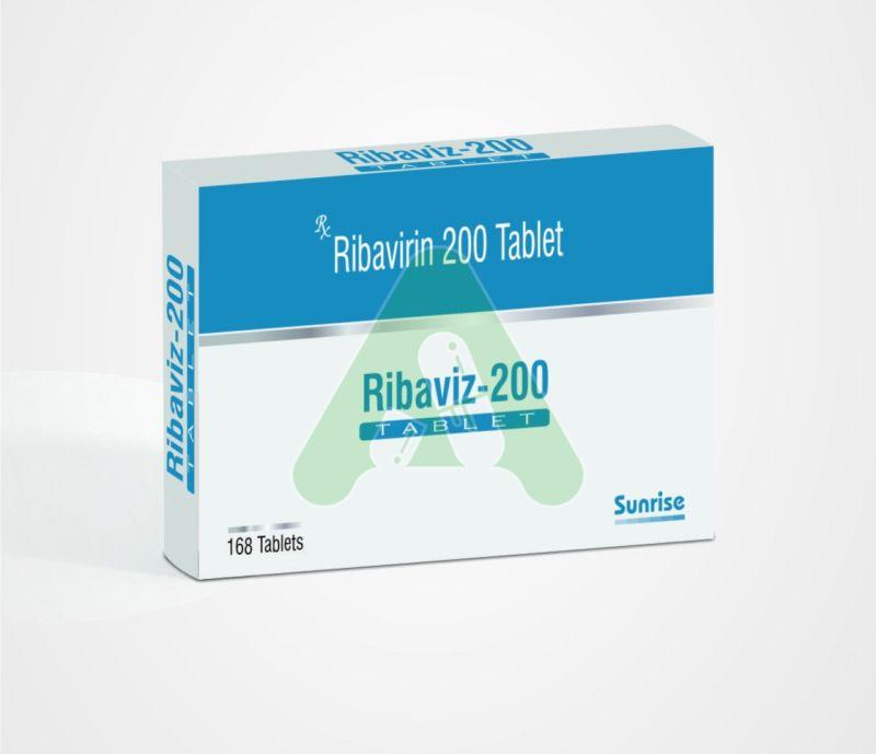 Ribaviz 200mg Tablets, for Home, Hospital, Clinic, Grade Standard : Pharma