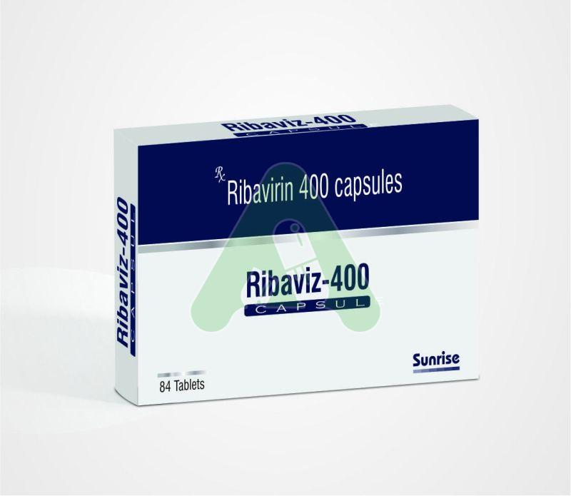 Ribaviz 400mg Capsules, for Hospital, Clinical, Grade Standard : Medicine Grade