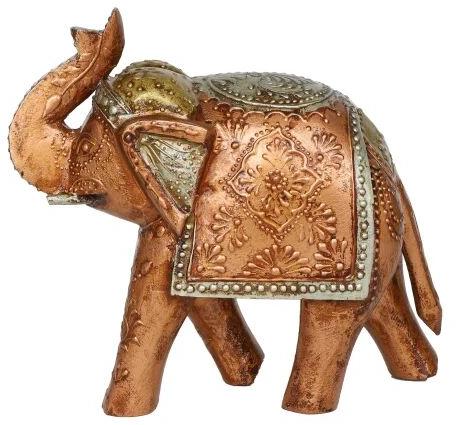 Wood Multicolour Elephant, for Decoration