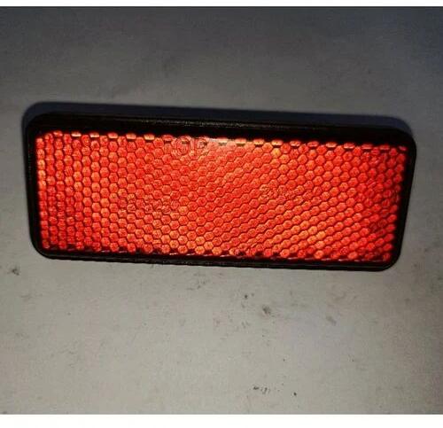 Plastic Motorcycle Reflector, for Bike, Color : Black Red