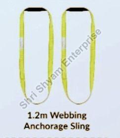 Multicolour Polyester Anchorage Webbing Sling, for Lifting Luggage, Technics : Machine Made