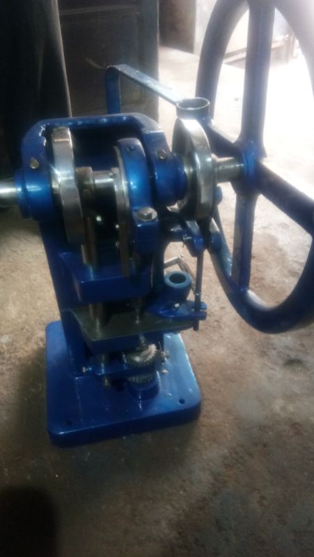 Semi Automatic Tablet Making Machines, Color : Blue