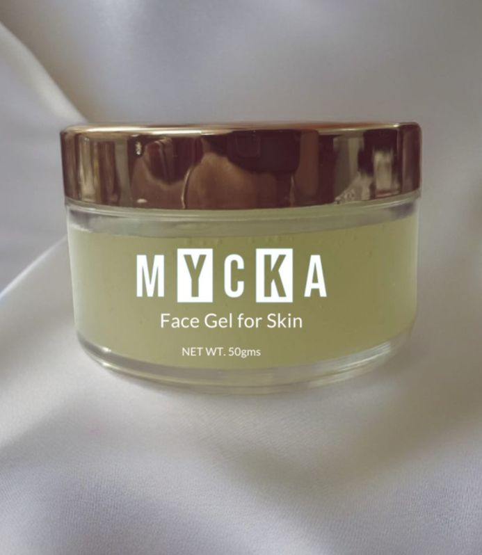 Light Yellow Mycka Face Gel, for Skin, Packaging Type : Plastic Container