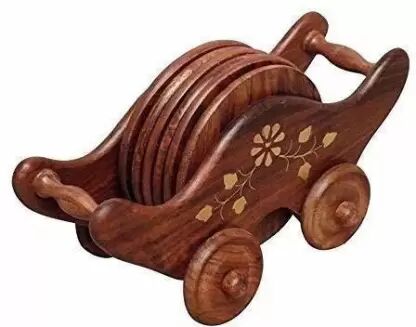 Plain wooden boat coaster, Feature : Eco Friendly, Fine Finishing, Light Weight, Waterproof