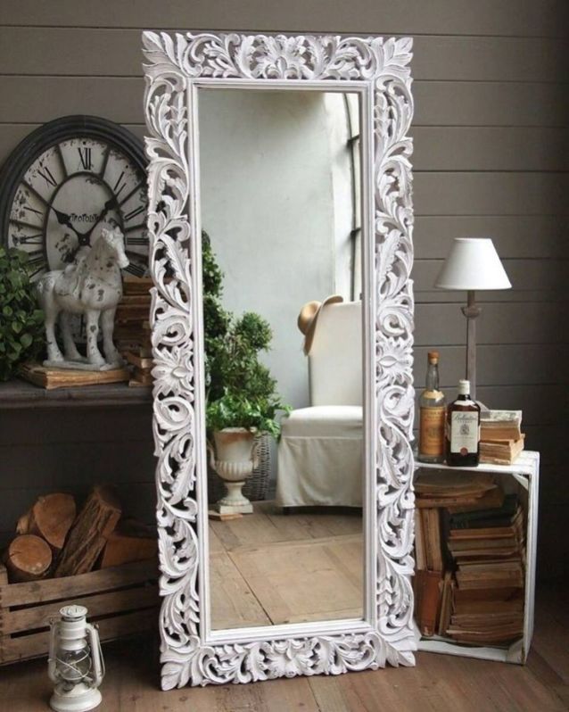 Wooden Carved Mirror Frame, For Office, Hotel, Home, Feature : Termite Proof, Stylish Look, High Quality