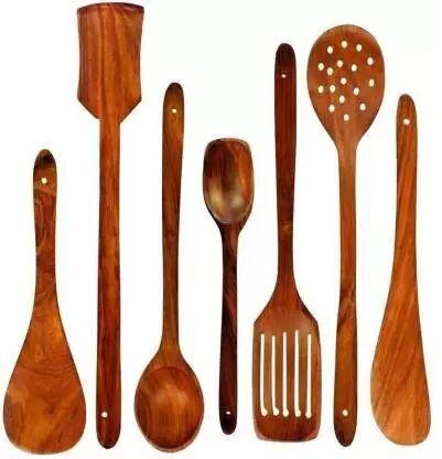 Wooden kitchenware, Color : Silver