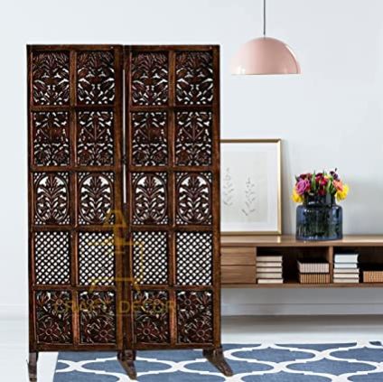 wooden room partition