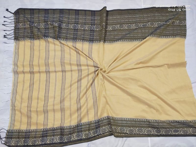 Unstitched Ladies Khadi Silk Saree, for Easy Wash, Anti-Wrinkle, Shrink-Resistant, Width : 6 Meter