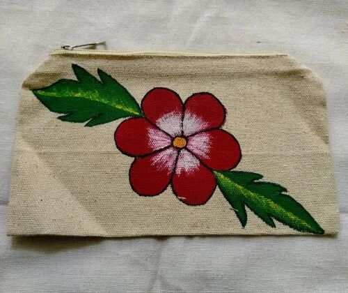 Pure Cotton Canvas Pencil Pouch