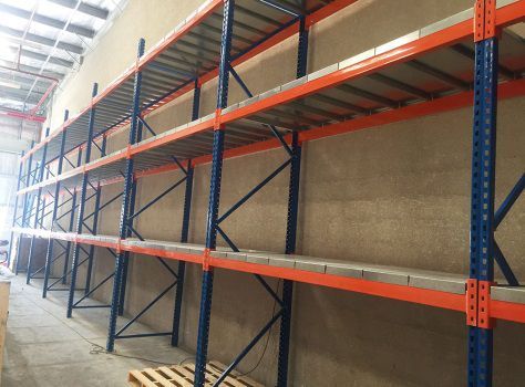 Heavy Duty Racks with Deck Panels, for industry, Width : customised