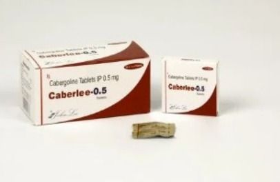 Cabergoline Tablets 0.5 Mg Tablet, Packaging Type : Strips