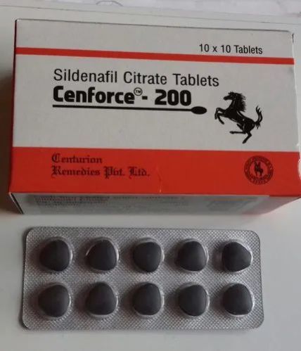 Cenforce 200 Mg Tablet, Packaging Type : Box
