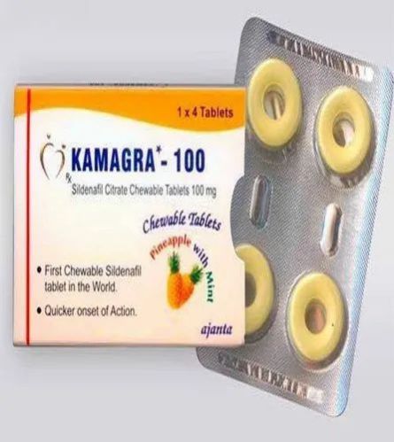 Kamagra Polo Chewable Tablet, Packaging Type : Box