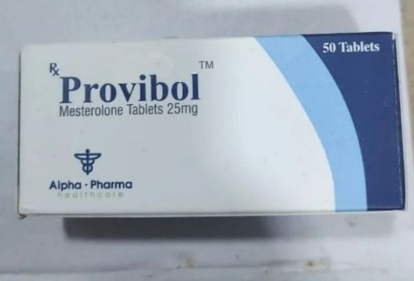 Provibol Mesterolone 25 Mg Tablet, for Hospital, Packaging Type : Box