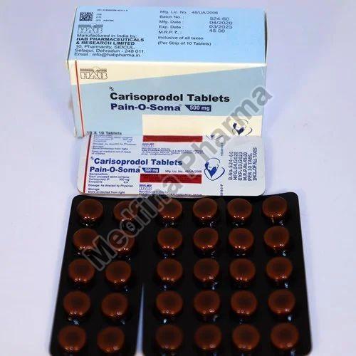 Pain O Soma 500 Mg Tablet