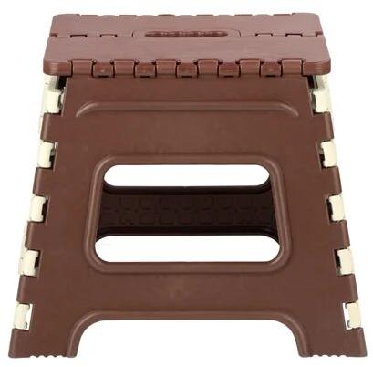 Brown Plastic Folding Stool, for Home, Cafe / Restaurant, Office, School