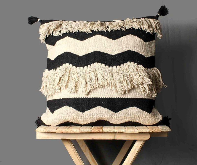 Square Cotton Printed Cushion Cover, Technics : Handmade