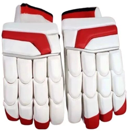 Plain Polyester Batting Cricket Gloves, Closure Type : Strap