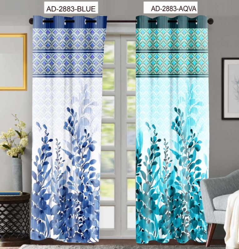 Hungama Multicolor Polyester Digital Printed Curtains, For Home, Hotel, Feature : Easily Washable