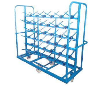 Metal Cone Trolley, for Handling Heavy Weights, Industrial Use, Feature : Easy Operate, Moveable, Rustproof