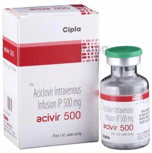 Acyclovir 500 MG Injection, Grade Standard : Medicine