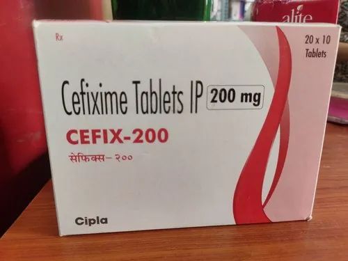 Cefixime 200 mg Tablet, for Clinical, Hospital, Grade Standard : Medicine Grade