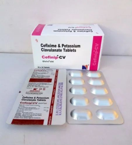 Cefixime And Potassium Clavulanate Tablet, Shelf Life : 2 Years