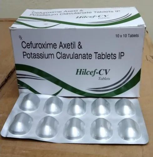 Cefuroxime Axetil Potassium Clavulanate Tablet, for Clinical, Hospital, Grade Standard : Medicine Grade