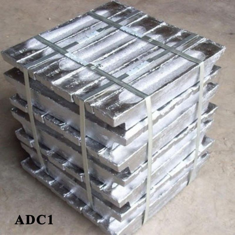 Grey Rectengular Polished Adc1 Aluminium Alloy Ingots