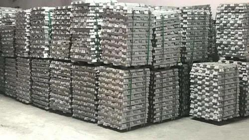 Rectengular Polished ADC12 Aluminium Alloy Ingots, for Industrial, Color : Grey