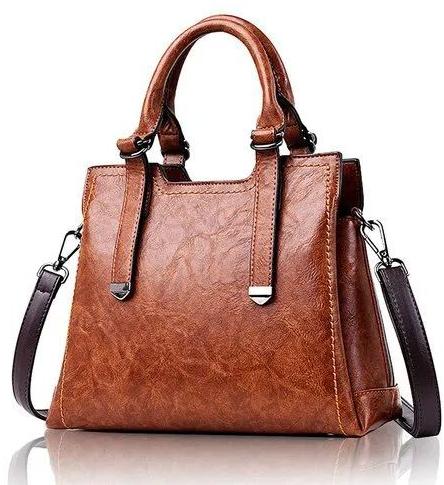 Polished Ladies Leather Handbag, for Party Wear, Size : Multisize