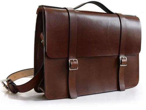 Mens Leather Bag, for Office, Size : Multisize