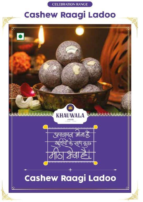 Khauwala Cashew Raagi Ladoo, Packaging Type : Sweet Box