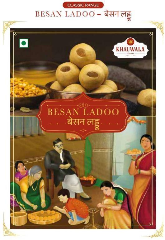 Khauwala Besan Ladoo, Packaging Type : Sweet Box
