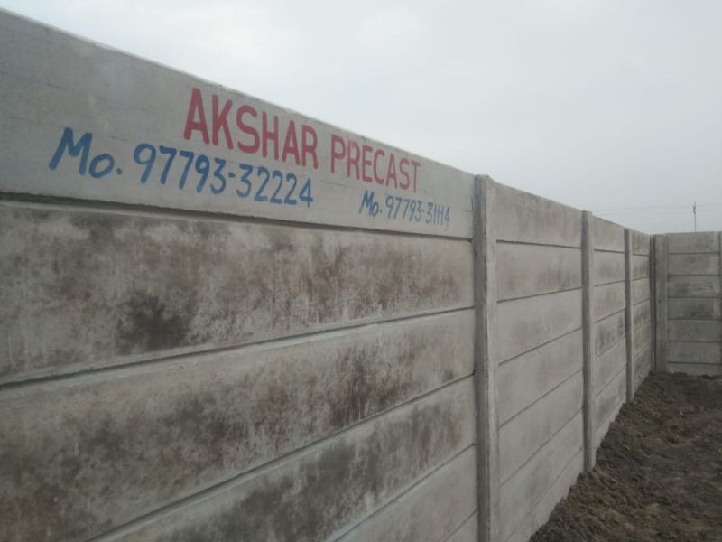 Polished Plain panel concrete boundary wall, Feature : Durable, Quality Tested, Speedy Installation