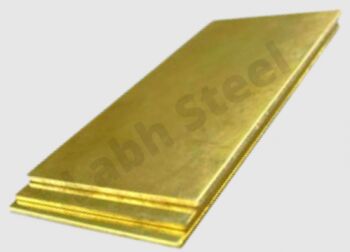 Rectangular Brass Sheet, Color : Golden