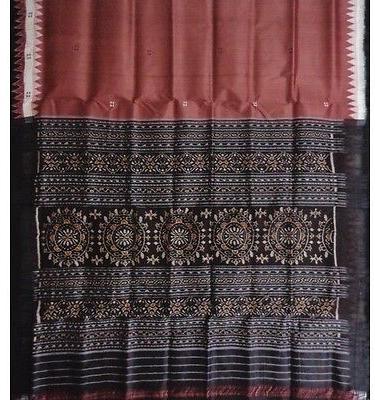 Bomkai Silk Sari Fabric