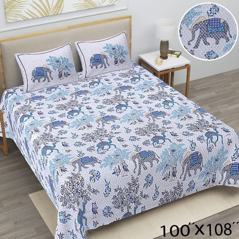 Cotton bed sheets, for Home, Size : Standard