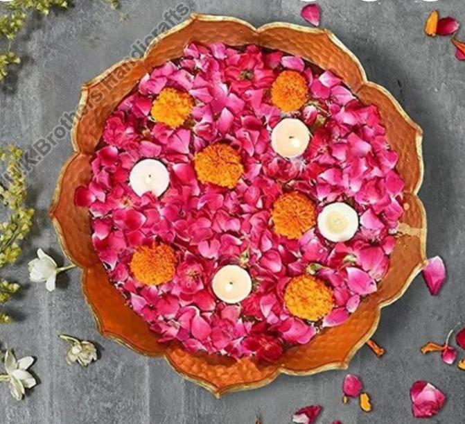 Hammered bowl for Diwali decoration