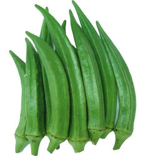 Organic Fresh Lady Finger, for Cooking, Color : Green