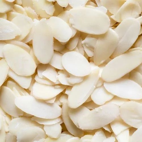 Organic Blanched Almond Flakes, for Bakery, Feature : Good Taste, Rich In Protein