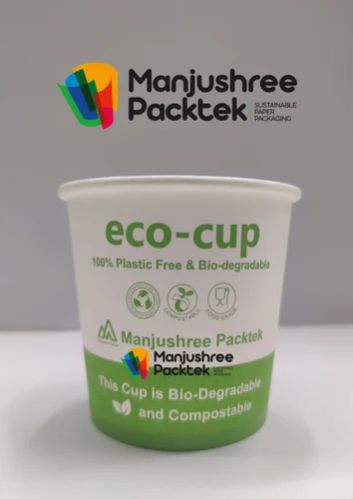 Printed 150ml Disposable Paper Cup, Feature : 100% Plastic Free