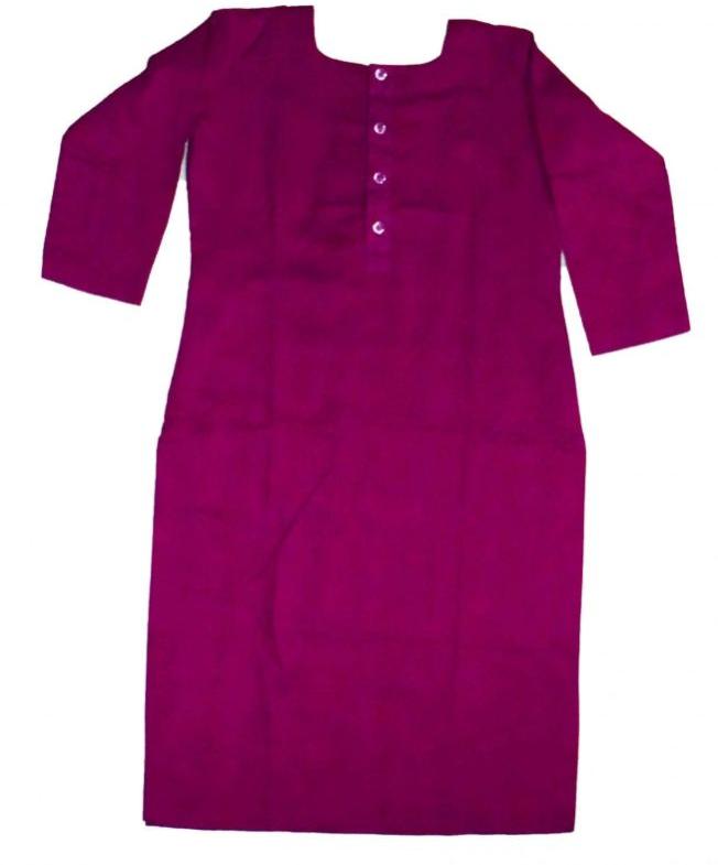 Plain Cotton Kurti, Size : S, M, XL