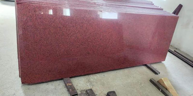 Cherry Red Granite Slabs