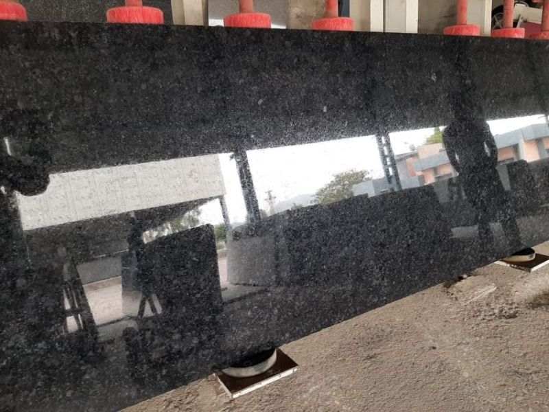 Rajasthan Black Granite Slabs, for Flooring, Feature : Easy To Clean, Stylish Design