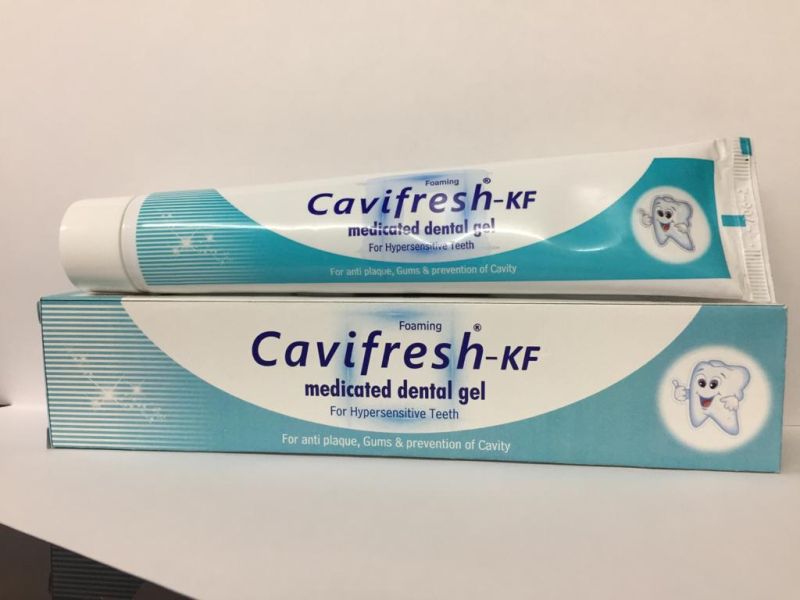 Cavifresh-KF Medicated Dental Gel, for Prevention Of Cavity, Packaging Type : Tube